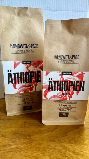 HAENOWITZ&PAGE Äthiopien - Espresso/Lungo - Kaffeebohnen